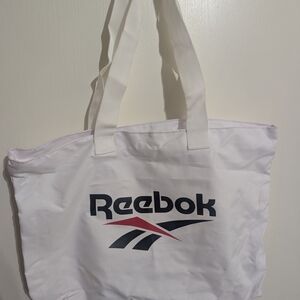 Reebok White Tote Bag